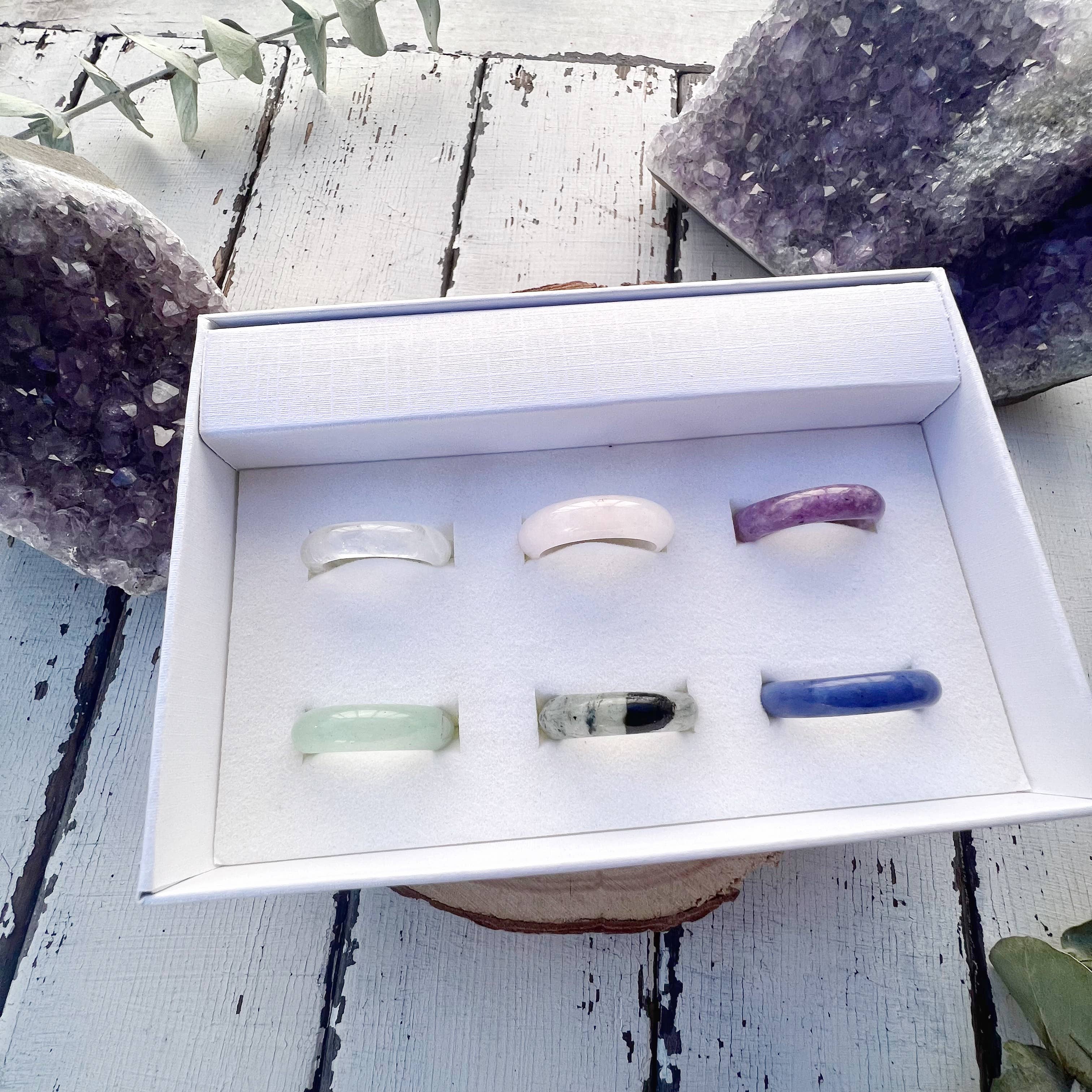 Gypsy Soul - Wholesale Band/Stacked Ring - Solid Gemstone Band Ring  - Assortment3