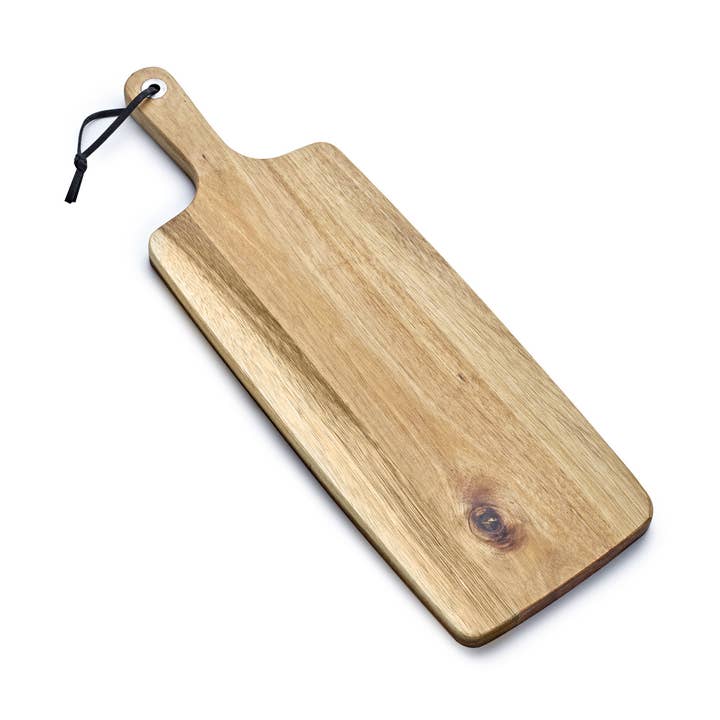 Acacia Paddle Board - Wooden Serving Platter - 48 x 46cm for wholesale by Gadsby