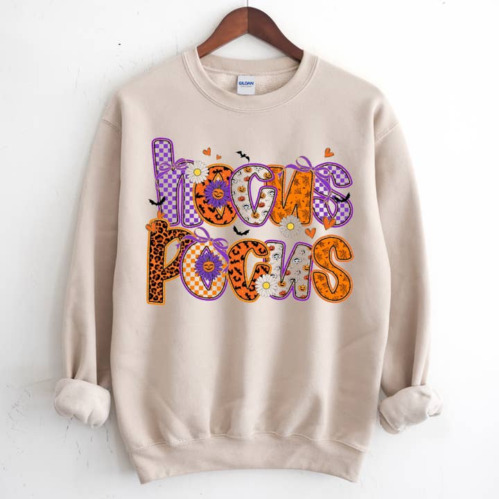 Camiseta o sudadera de Halloween de otoño "Hocus Pocus". para venta al por mayor de Basil & Burch