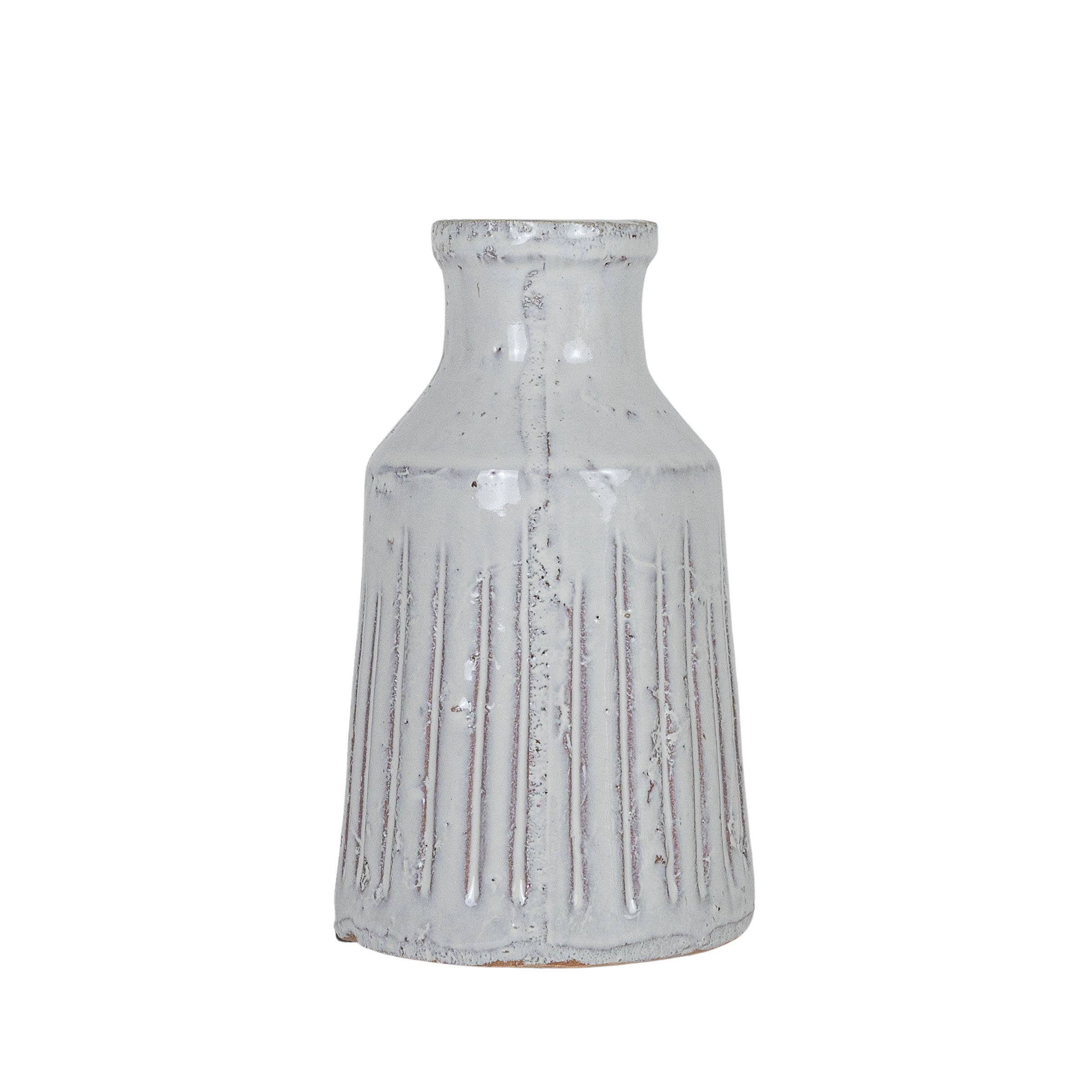 Foreside Home & Garden - Wholesale Vase - Jaylon Distressed Glaze Terracotta Vase1