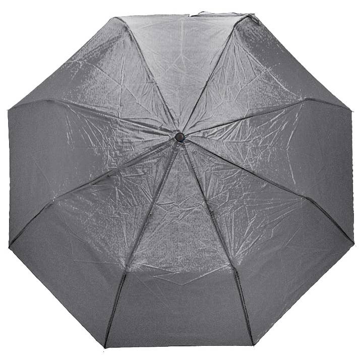 SURTIDO Paraguas compacto manual sólido de 8 paneles y 3 pliegues de venta al por mayor en Faire7