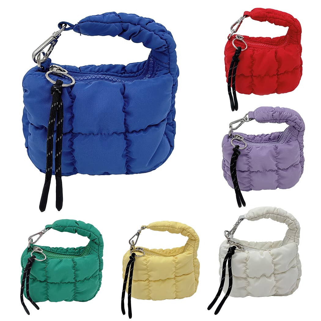 Fashion City – Porta-chaves - Mulher por atacado – Porta-chaves com Bolsa Acolchoada Miniatura20