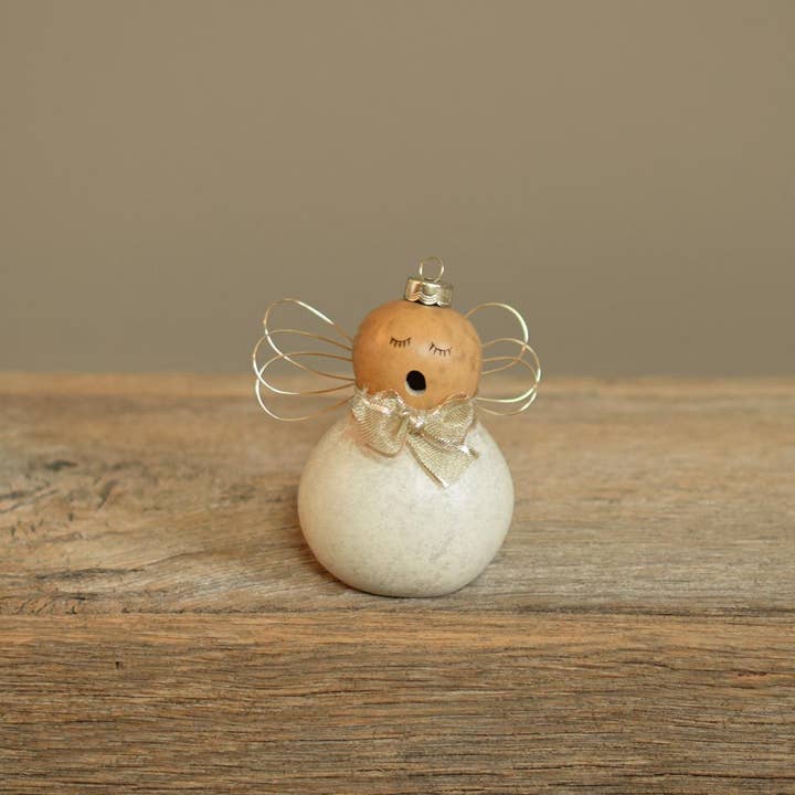 Meadowbrooke Gourds - Wholesale Ornament - Julia Angel Hand-Crafted Gourd Christmas Tree Ornament1