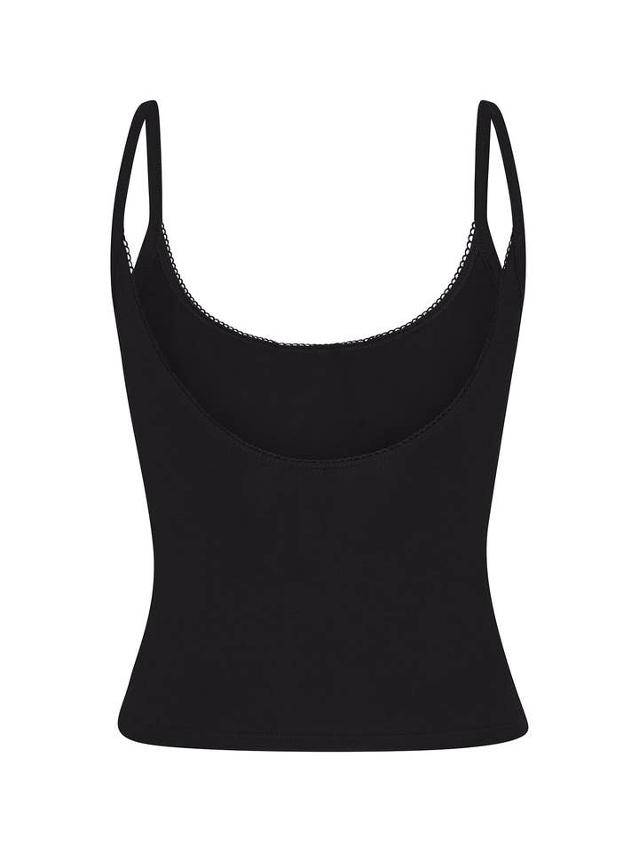 Onyx CAMI MIT U-AUSSCHNITT AUS ONYX für den Großhandel auf Faire2