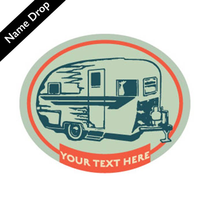 Adesivi Personalizzabili per Roulotte | Nome Personalizzato per la vendita all'ingrosso da parte di Counter Couture