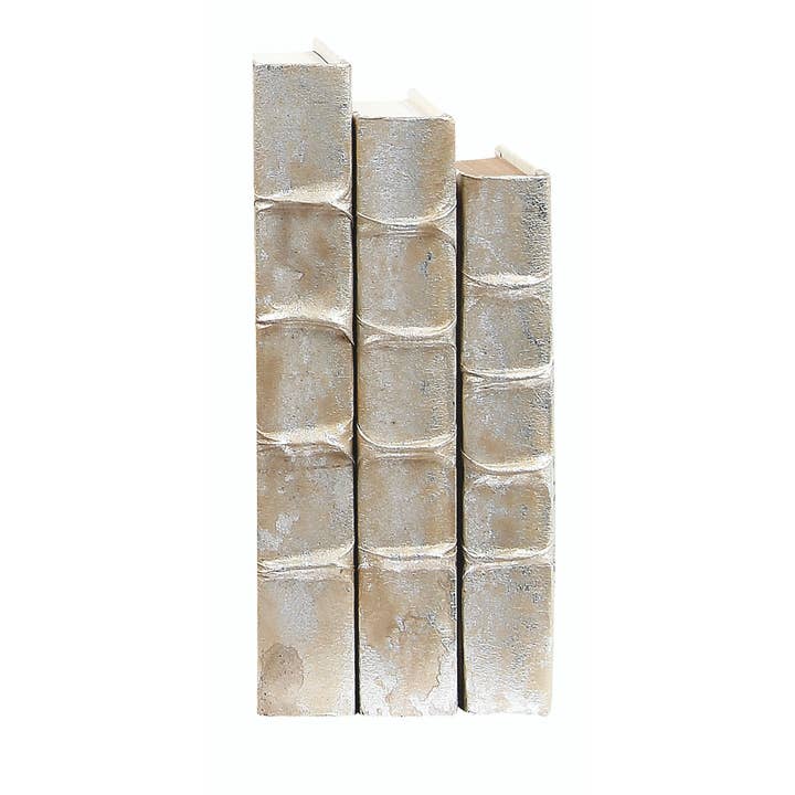 Silver Leaf Champagne Overlay Off-White Cover for wholesale by E. Lawrence, Ltd.