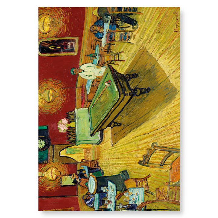 LE CAFÉ DE NUIT (IL CAFFÈ DELLA NOTTE) (1888): Stampa artistica per la vendita all'ingrosso da parte di Ezen Trade