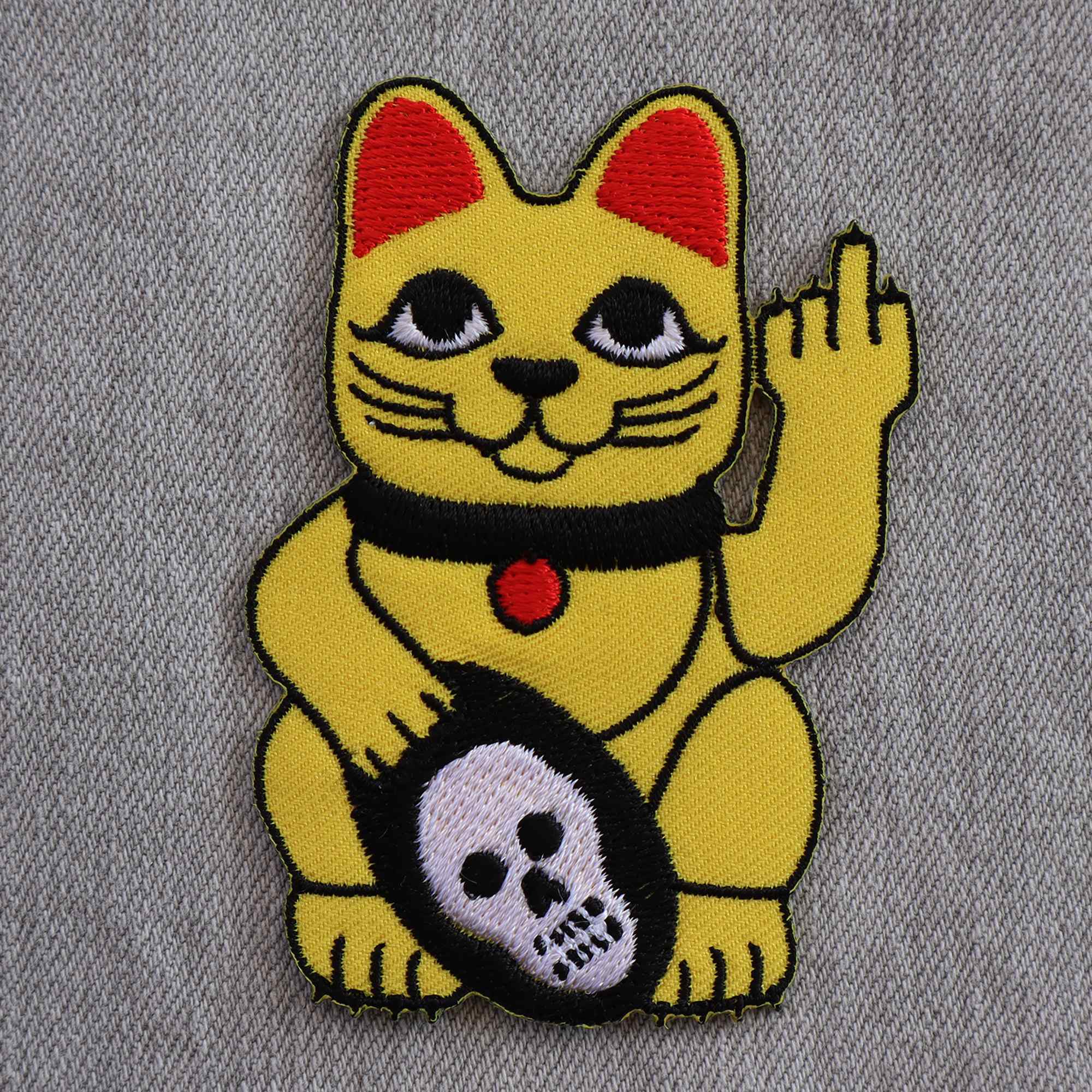 Tribal Trade GmbH - Vente Écusson - Patch Wingkekatze montrant le majeur3