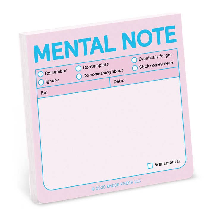 Knock Knock - Wholesale Retailer Display - Paper & Novelty - Sticky Notes Display FILLED with 72 Sticky Notes