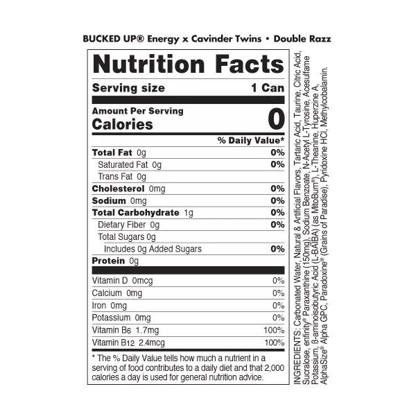 Campus Protein - Wholesale Sports/Energy Drink - Bucked Up Energy Drink31