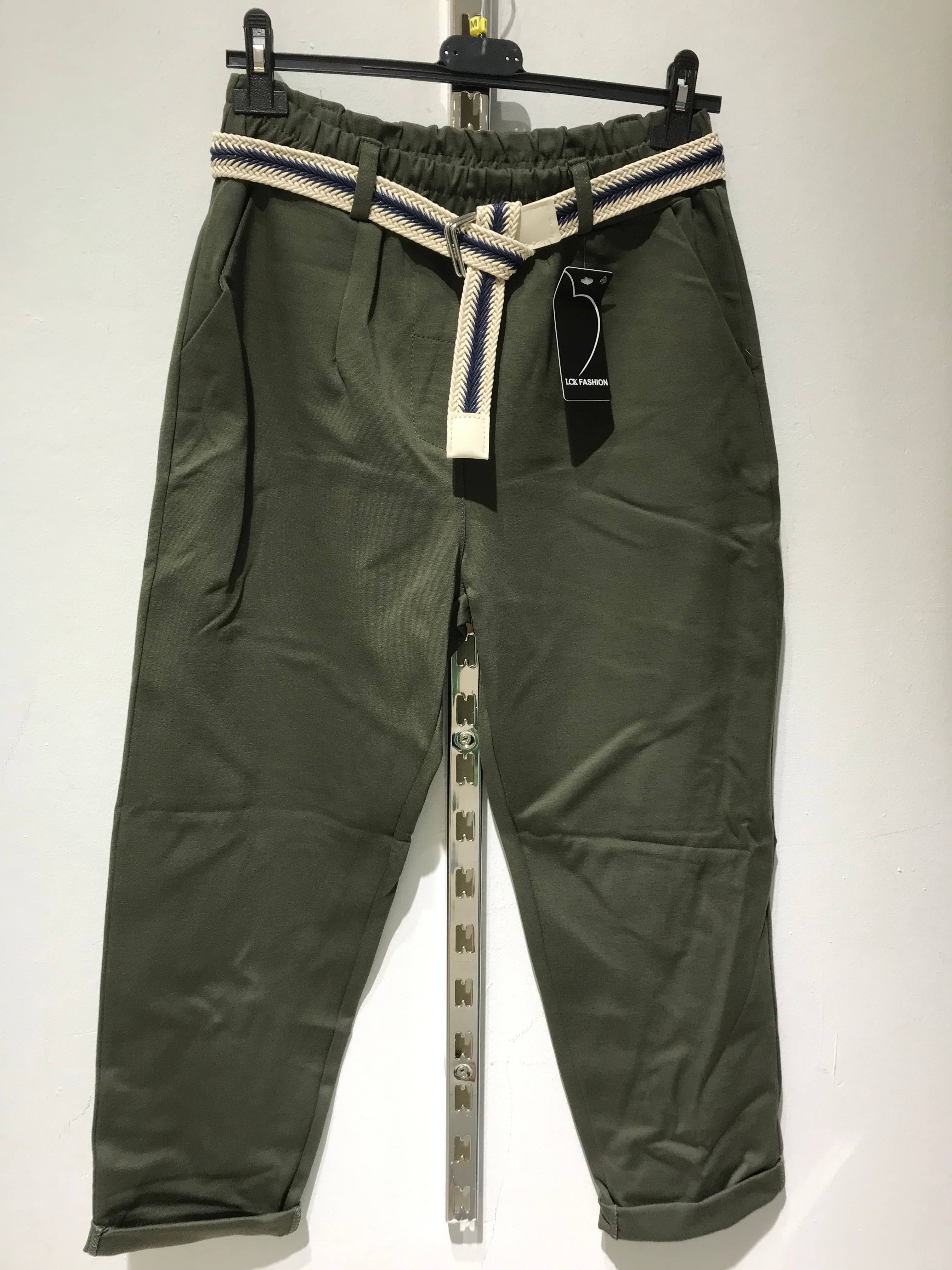 Only Yuan – wholesale Pants – Women's – ref 20371 trousers with belt3