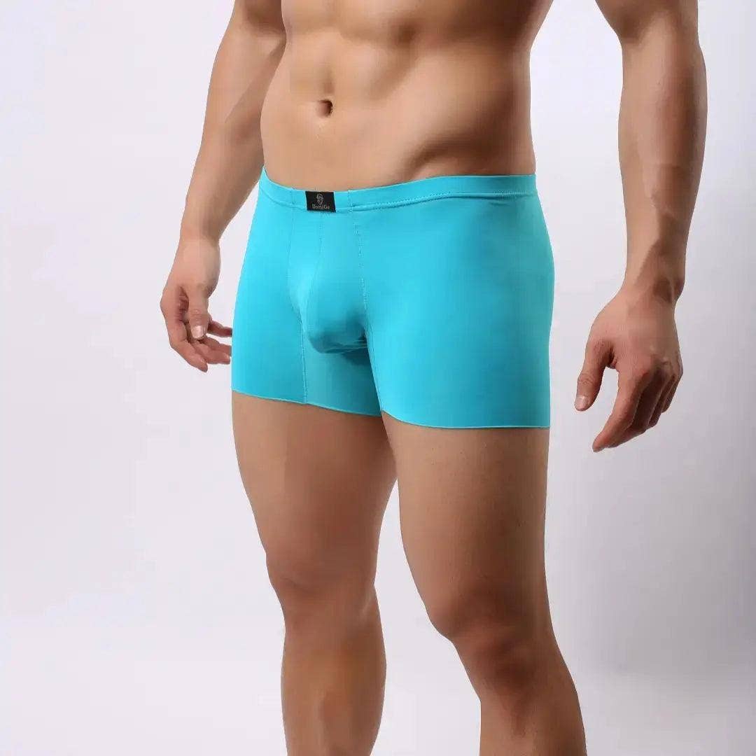 DomiGe – wholesale Underwear – Men's – Men's Mid-Waist Boxer Briefs with Laser-Cut Leg Openings and Full Coverage Back Male Underwear21