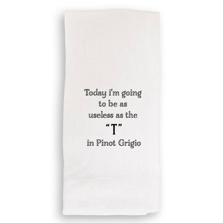 French Graffiti - Vendita all'ingrosso Strofinacci - Inutile come la T in Pinot Grigio2