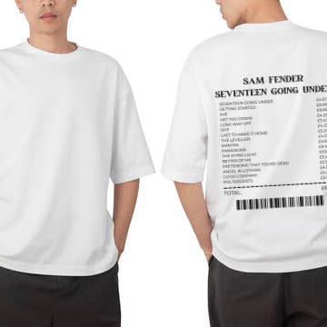 Camiseta Sam Fender | Camiseta Sam Fender Seventeen Going Under | Camiseta del álbum Seventeen Going Under para venta al por mayor de WeareGMD