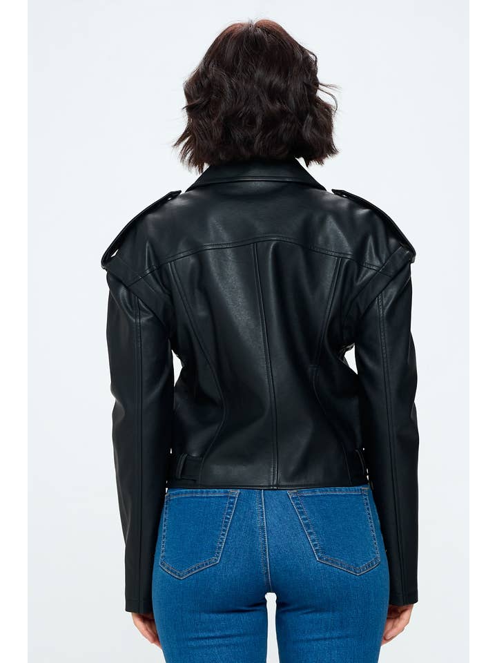 Chocolate USA - Wholesale Leather Jacket - Women's - PU JACKET MJ5230