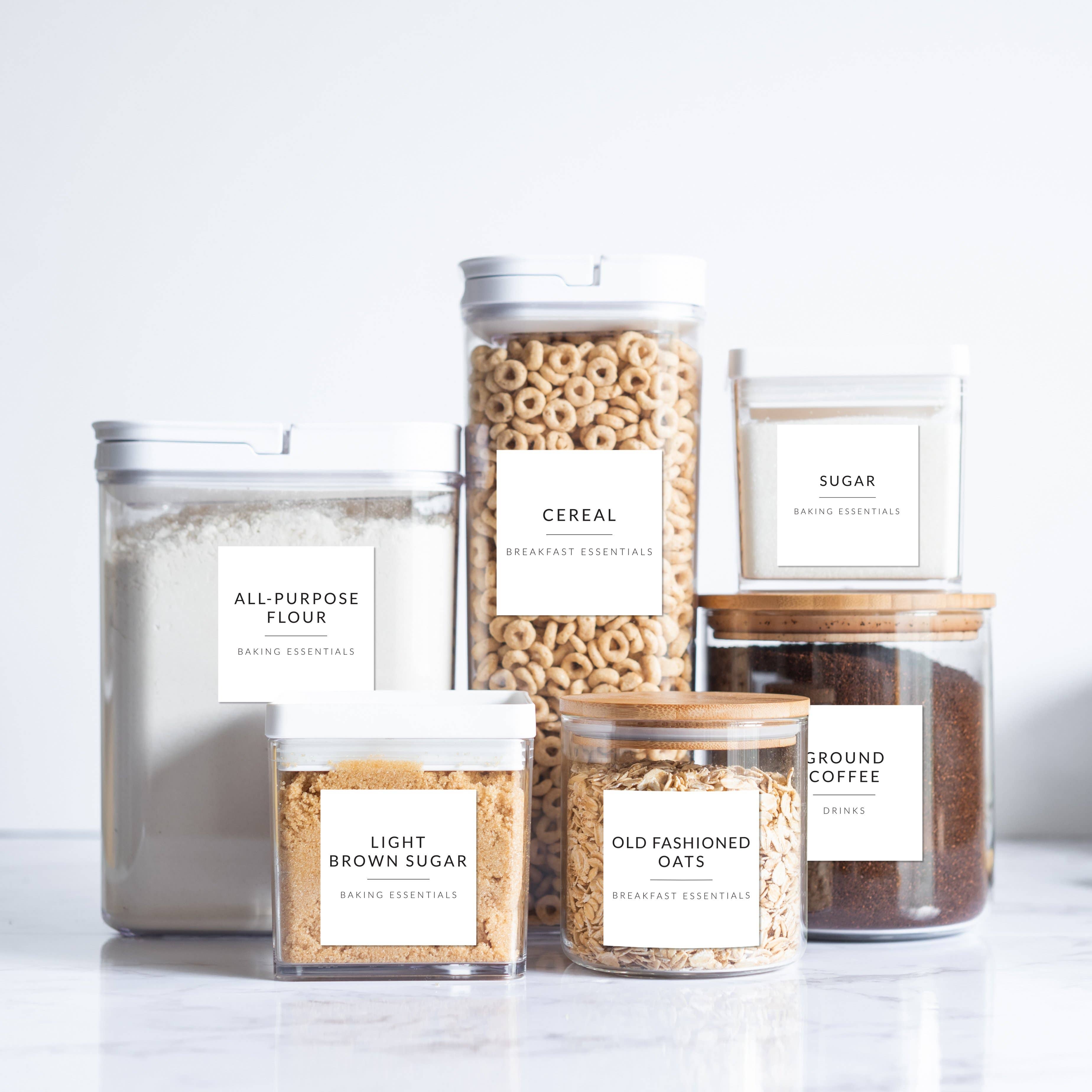 Savvy & Sorted - Wholesale Food/Beverage Label - Minimalist Pantry Labels7