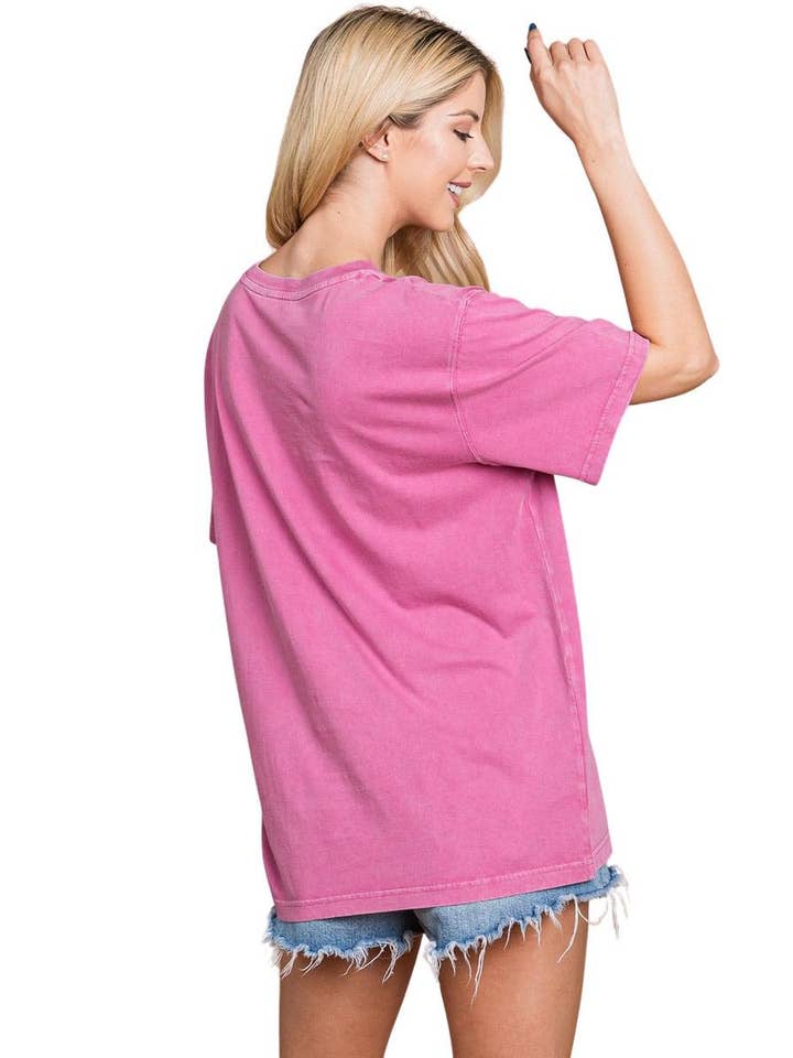 Zutter - Wholesale Screen Printed T-Shirt - Women's - World Tour Vintage Eagle Graphic S/S Premium Washed Tee5