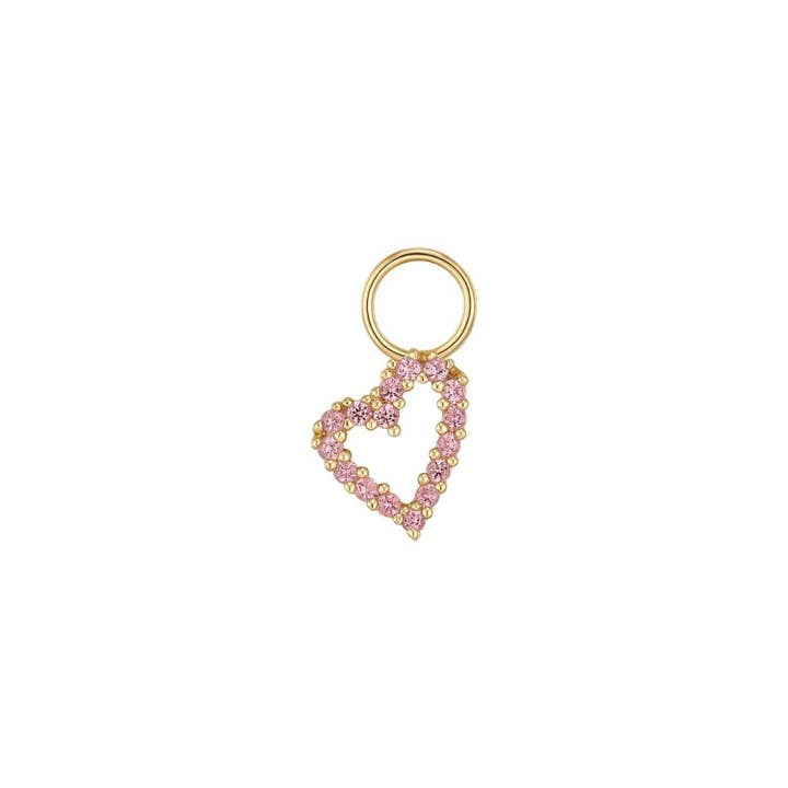 OPEN HEART EARRING CHARM for wholesale by Eklexic