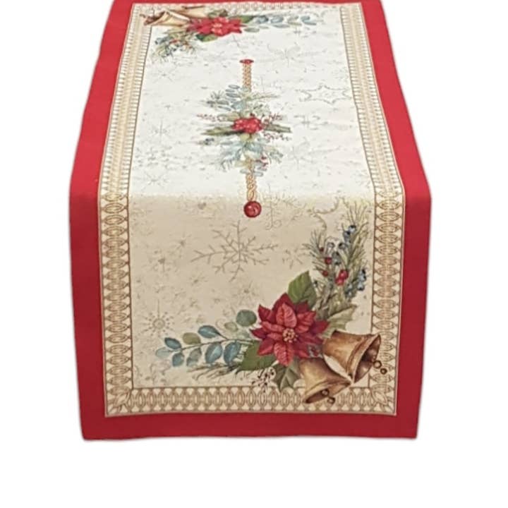 Cloche de Noël en lurex en Gobelin pour la vente par Lunaria Lab