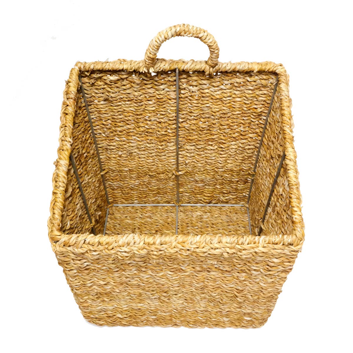 KORISSA - Wholesale Basket - Handwoven Wicker Storage Basket • Ula Square Basket1