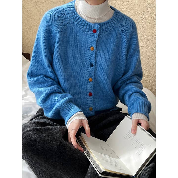 2025 NY SÖT Chic Stickad Topp med Sammetdetaljer Höst 24 för wholesale av Marayn