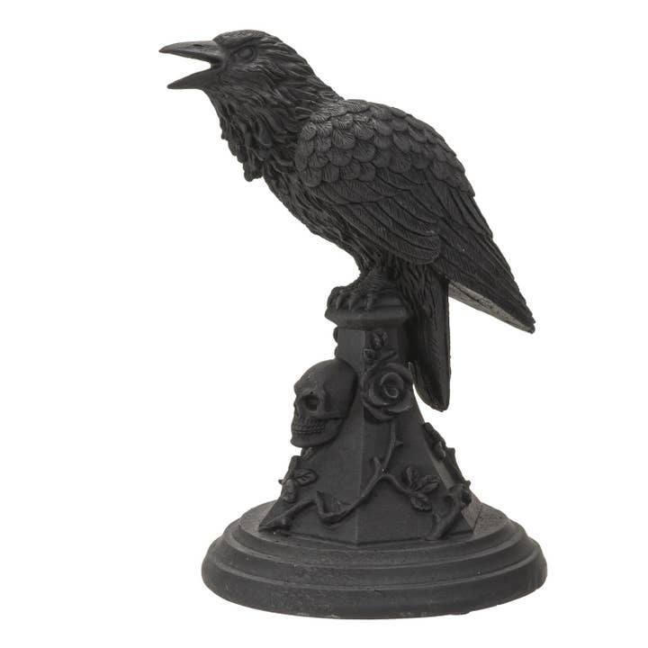 Pacific Trading - Wholesale Candle Holder - 15045 Poe's Raven Haunted Mansion Candle Holder