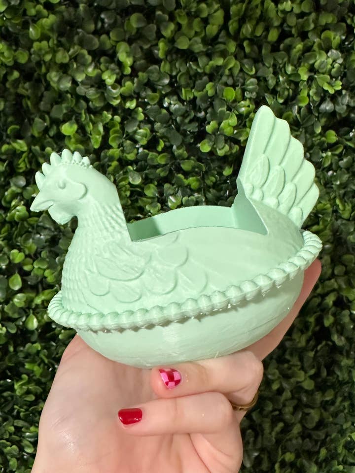 Porte-savon Poule sur Nid - Menthe pour la vente par SMR Wholesale