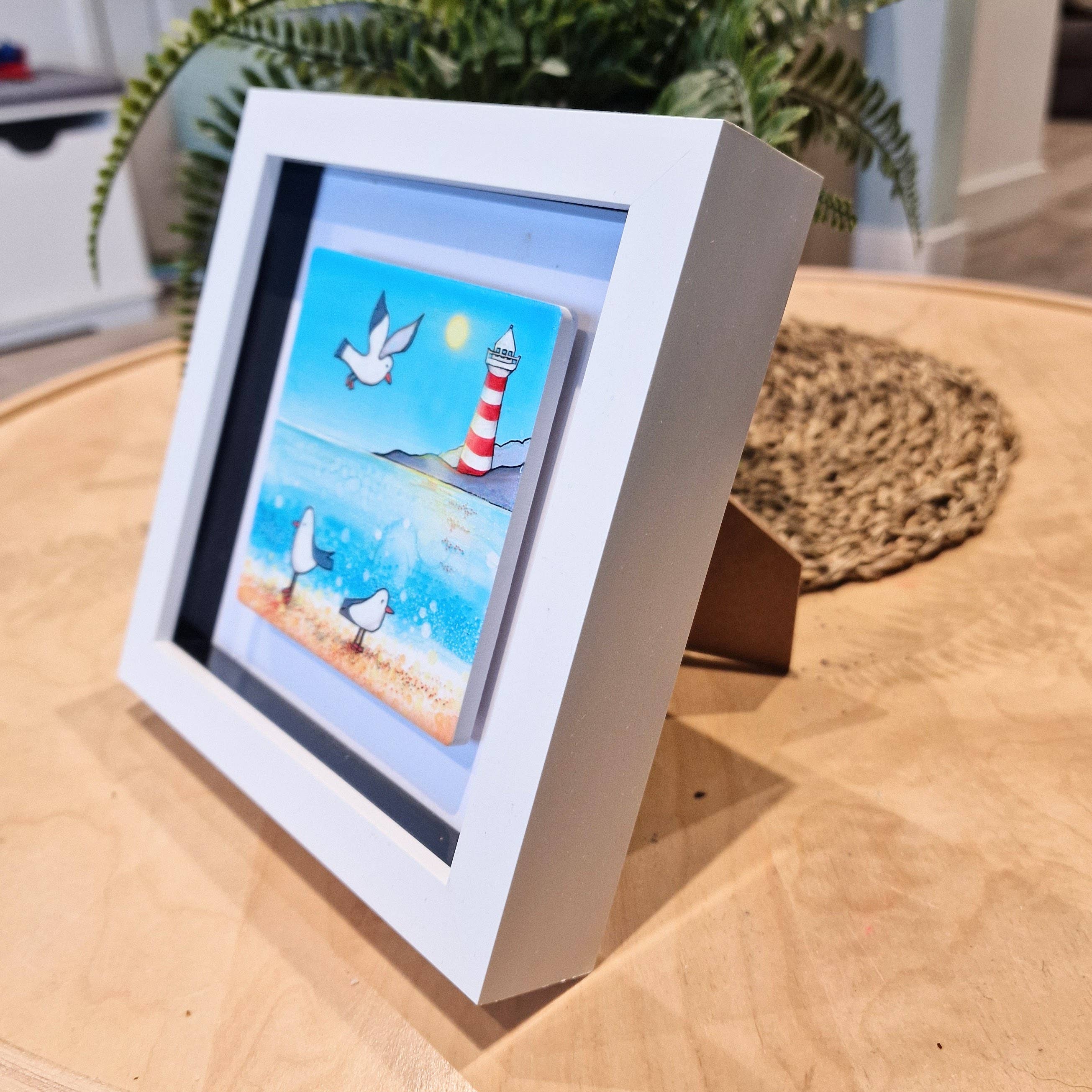 By Jo Crafts – wholesale Art print – 97-SP Seagull Lighthouse Small Picture11