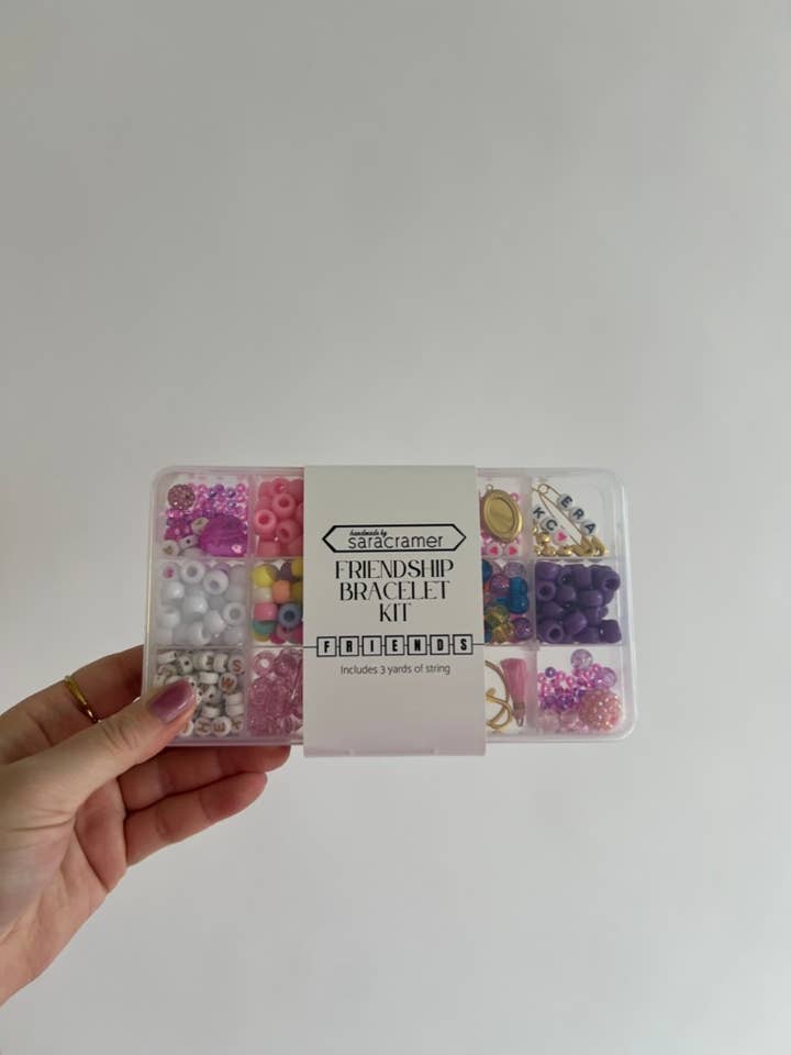 Pink & Purple DIY Friendship Bracelet Making Kit for wholesale by Sara Cramer Jewelry