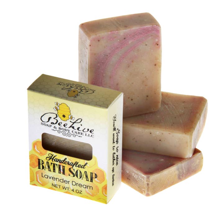 Lavender Dream Bar Soap for wholesale by Beehive Soap and Body Care