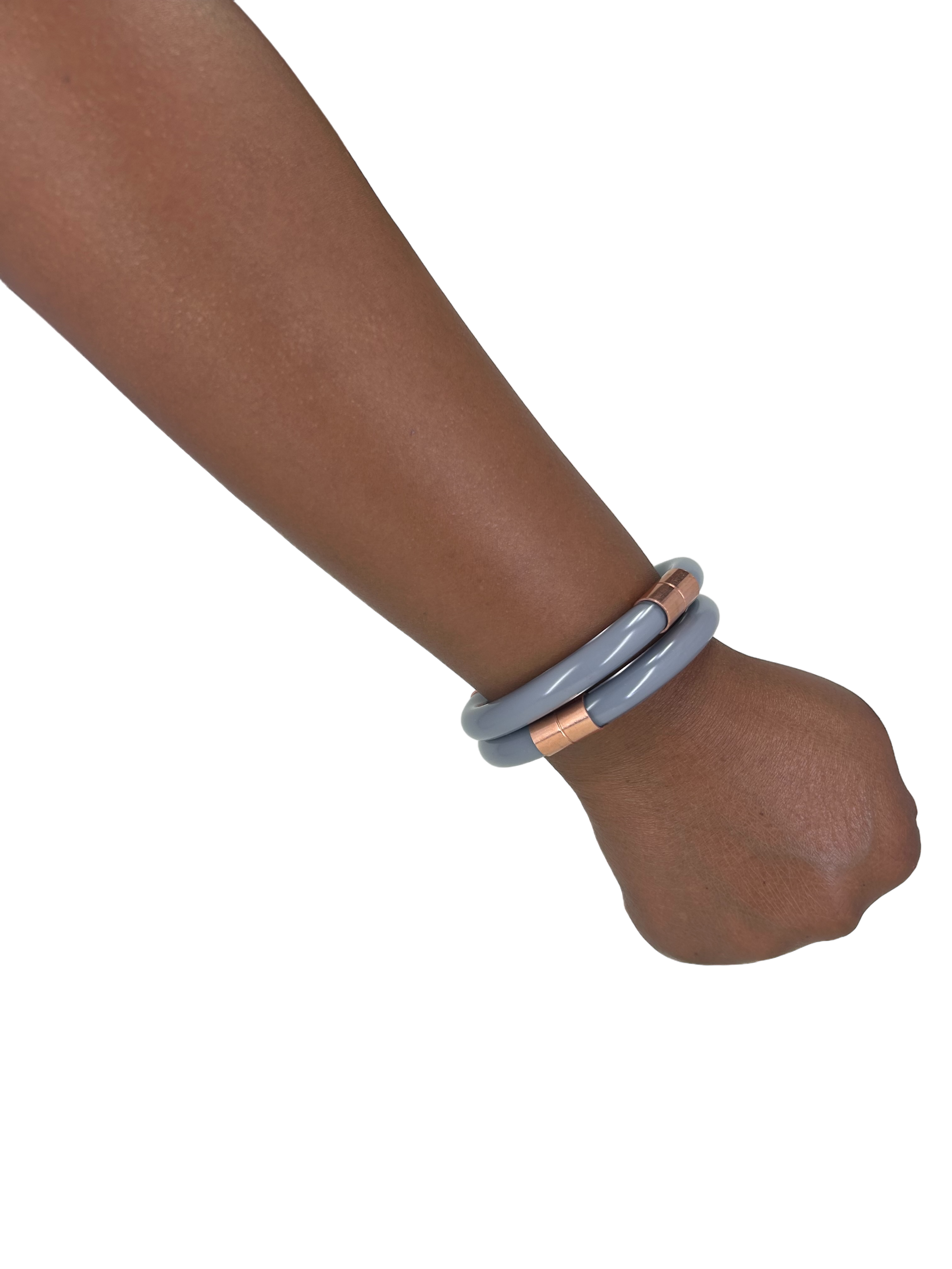 CutieDrop - Wholesale Bangle Bracelet - Inclusion Demi Bangles Grey4