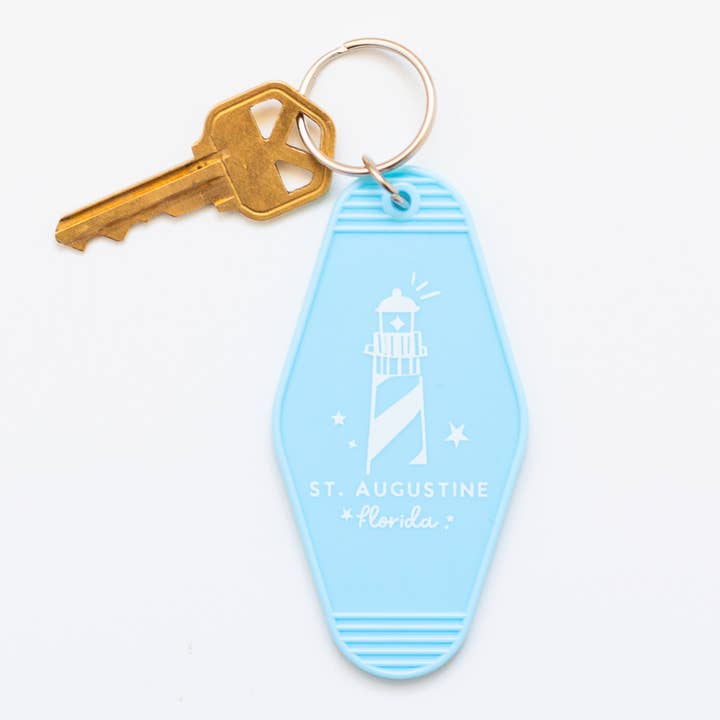 Declaration & Co - Wholesale Keychain - Unisex - Retro Hotel Keychain - St. Augustine Lighthouse1