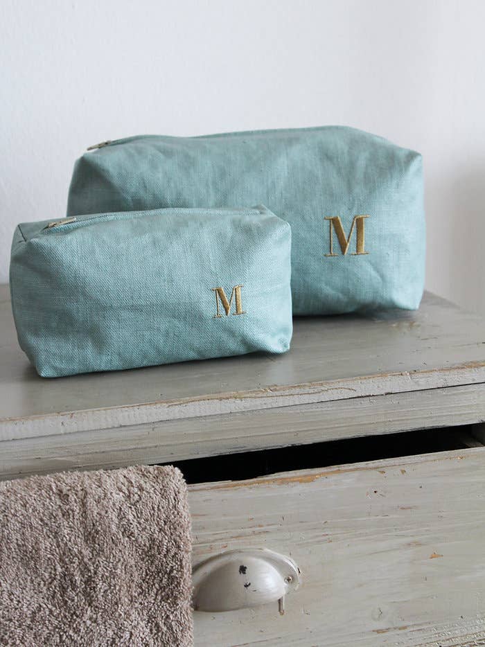 Giardino Segreto – bolsa de maquilhagem e cosméticos por atacado – Conjunto personalizável de nécessaire de linho com resistência a manchas12