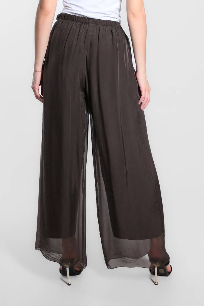 TINA Stephens Italy/Tees By Tina - Wholesale Pants - Women's - Roxy Silk Straight Leg Pant (PL212)40