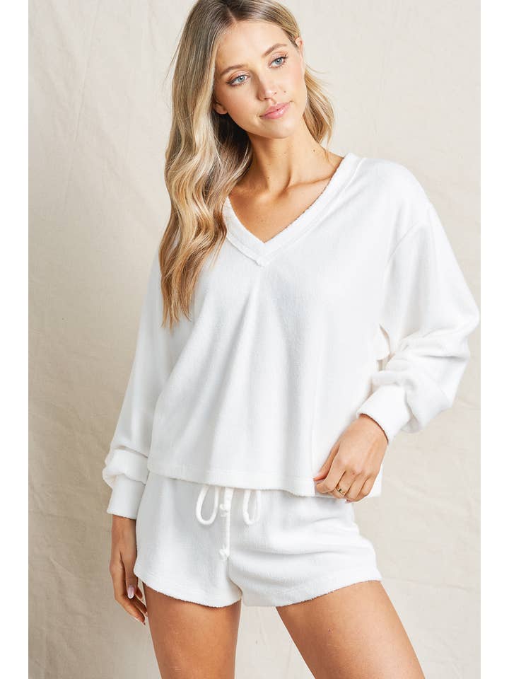 lalamia - Wholesale Lounge Set - Women's - MST210224GD-CREAM