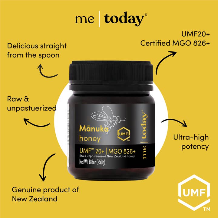 Me Today - Wholesale Honey - Mānuka Honey UMF™ 20+ | MGO 826+, 8.8oz1