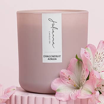 Dragonfruit Azalea | Sweet Berry + Citrus + Azalea Petals for wholesale by Julianna Candle Co.
