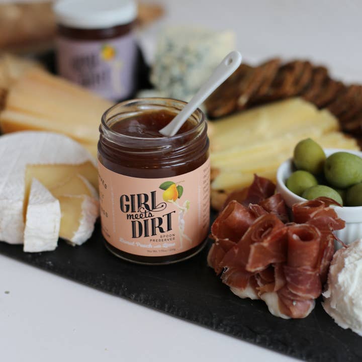 Girl Meets Dirt - Wholesale Preserves - Donut Peach with Lime Spoon Preserves 7.75oz