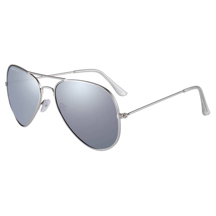 Polariserede briller Unisex - AVIATOR MIRROR GREY for engroshandel hos Nefyou