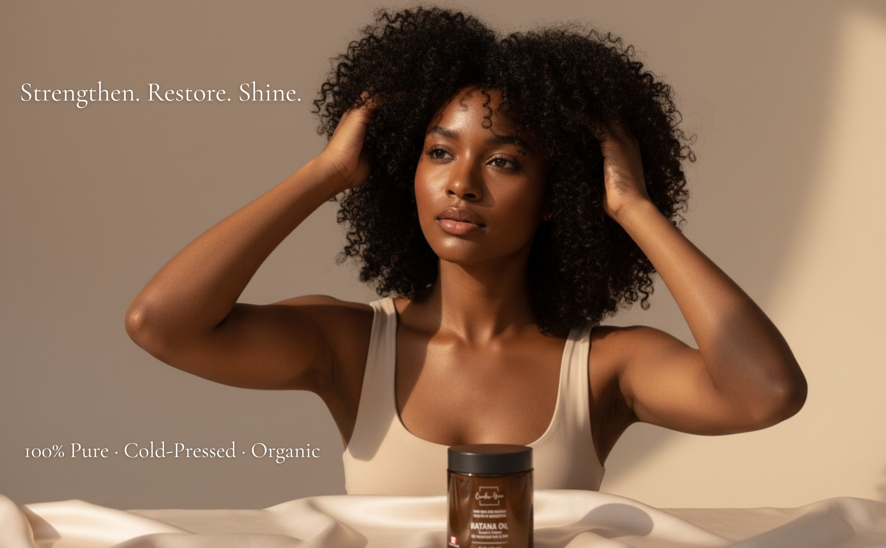 Canadian Grace - Venta al por mayor Aceite capilar - Aceite Batana Premium 100 % Orgánico de Canadian Grace – Crudo y Auténtico de los Misquita, Honduras para el Crecimiento del Cabello y Nutrición de la Piel1