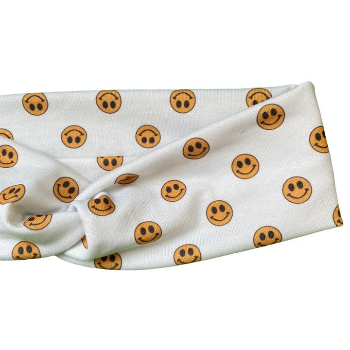 Smiley Knotties Headband for wholesale by Knotties Headbands