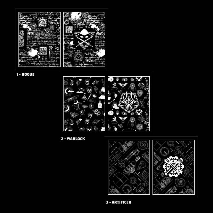 Riftgate - Wholesale Journal/Diary - Class Cover 5E Character Journals2