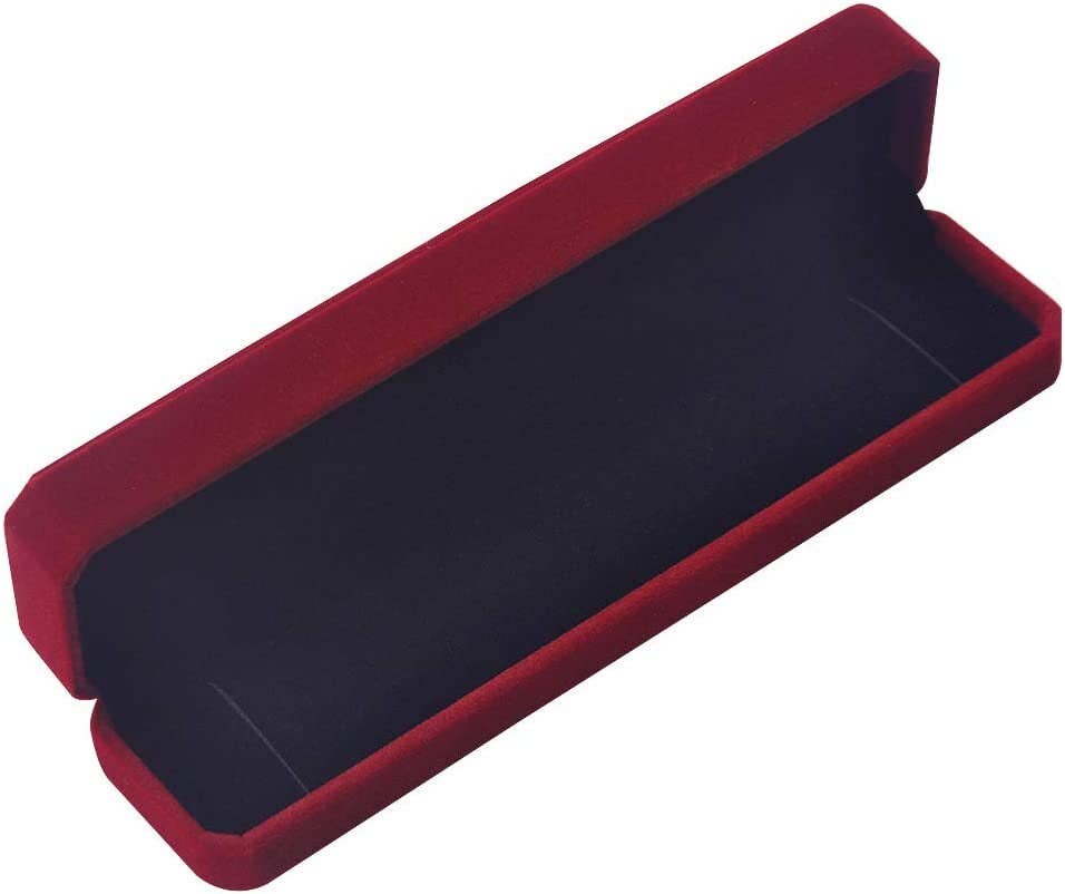 Zakka – wholesale Jewellery box/organiser – Velvet Jewelry Box Ring Pendant Necklace Earrings Burgundy3