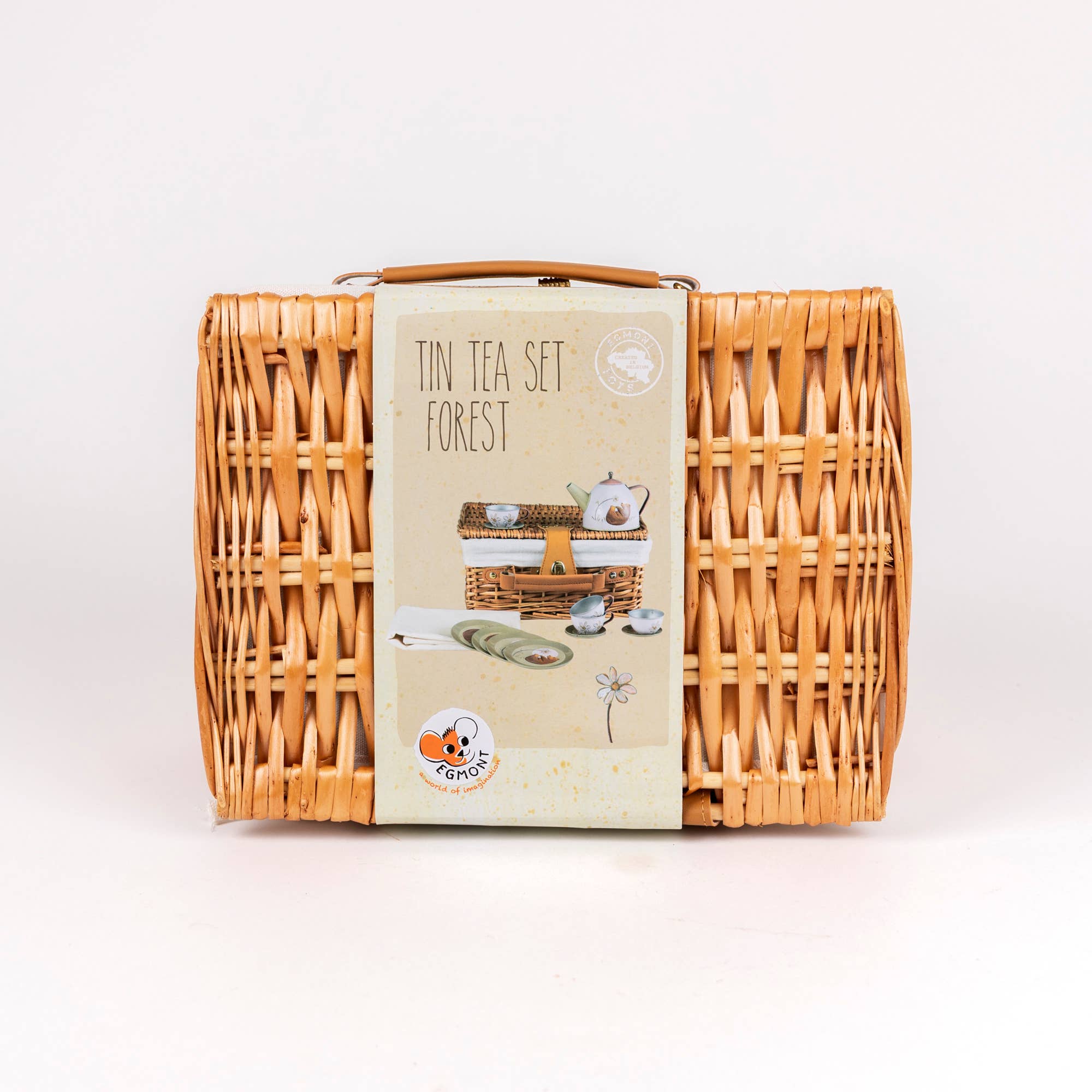 Egmont - Wholesale Toy Set - Kids - Forest Tin Tea Set In a Wicker Case11