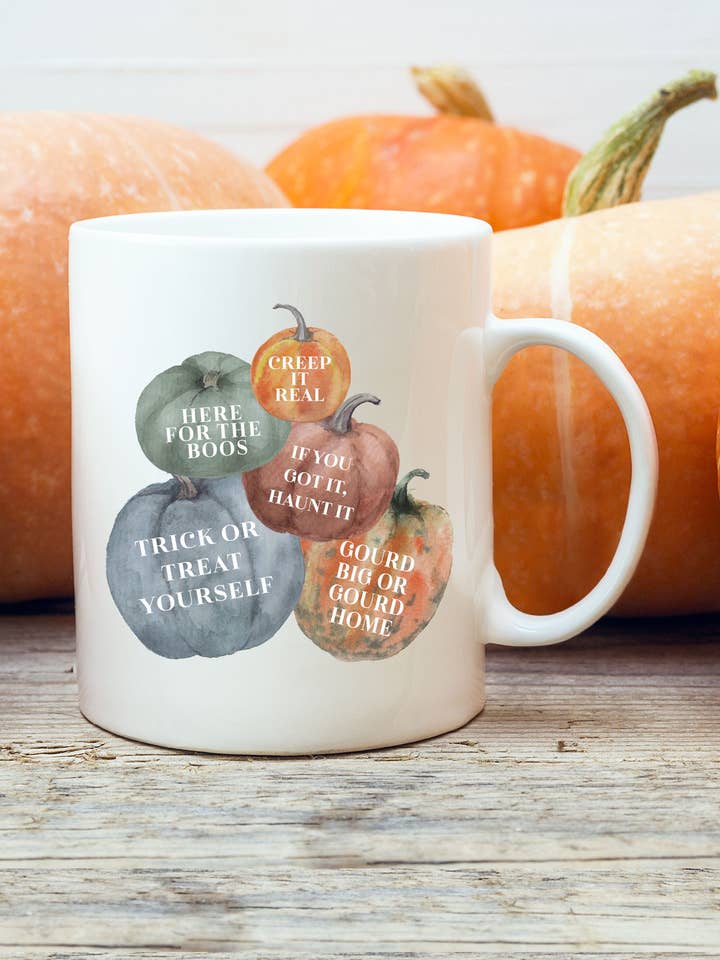 Fall græskar kaffekrus for engroshandel hos The Jewelry Bx