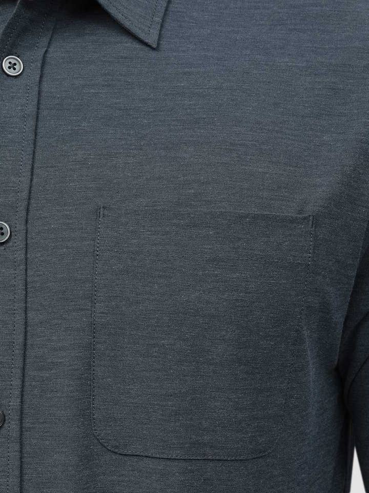 INTO THE AM - Vente Chemise à col boutonné – homme - Chemise boutonnée à manches longues pour hommes51