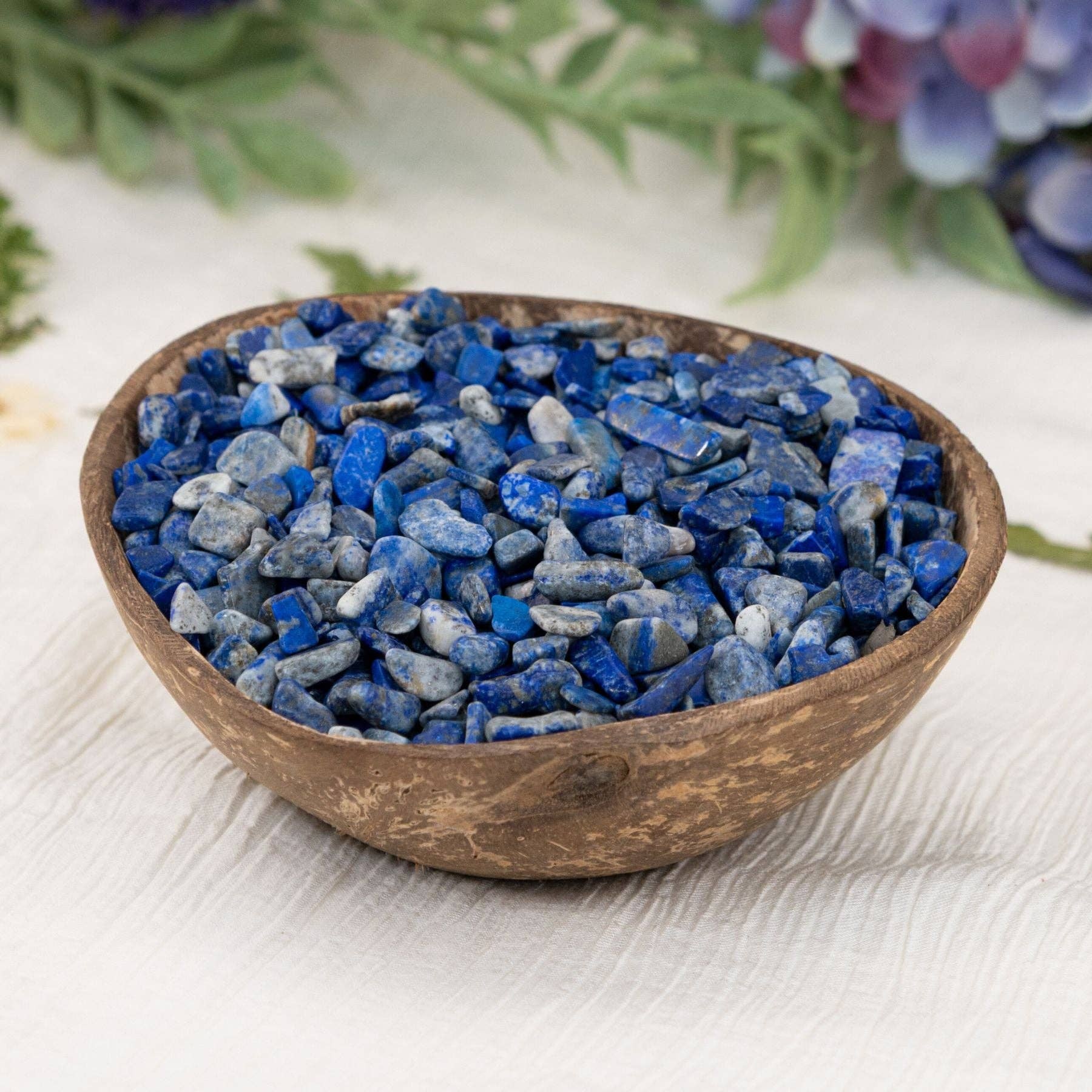 Down To Earth - Wholesale Spiritual Stone/Crystal - Lapis Crystal Chips. 1lb.1