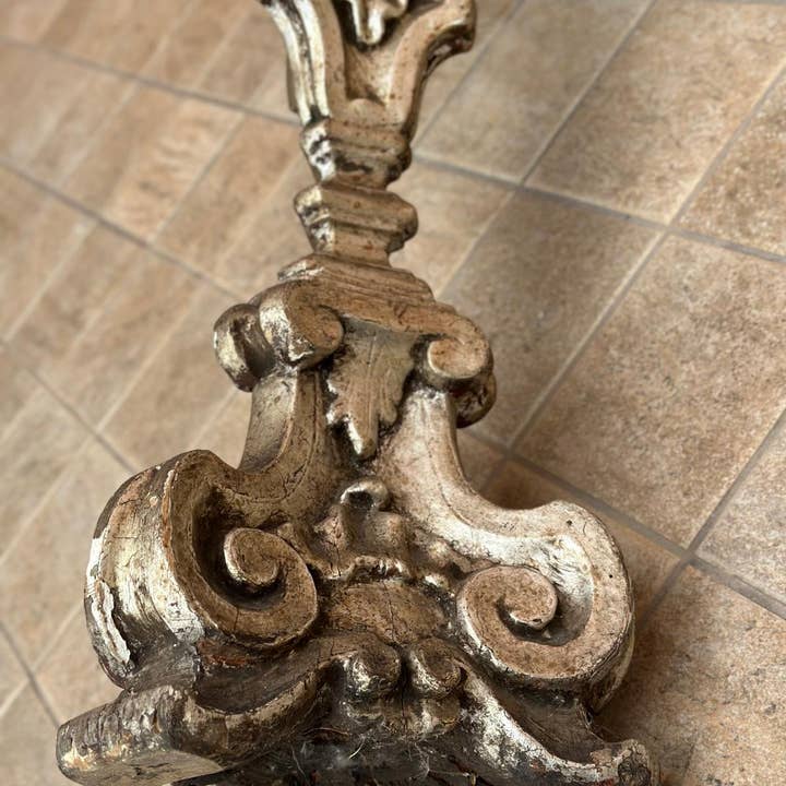 Saved Materials - Wholesale Side Table - Neo-Kitsch Baroque Side Table – Decorative Pedestal with Gilt Patina Finish3