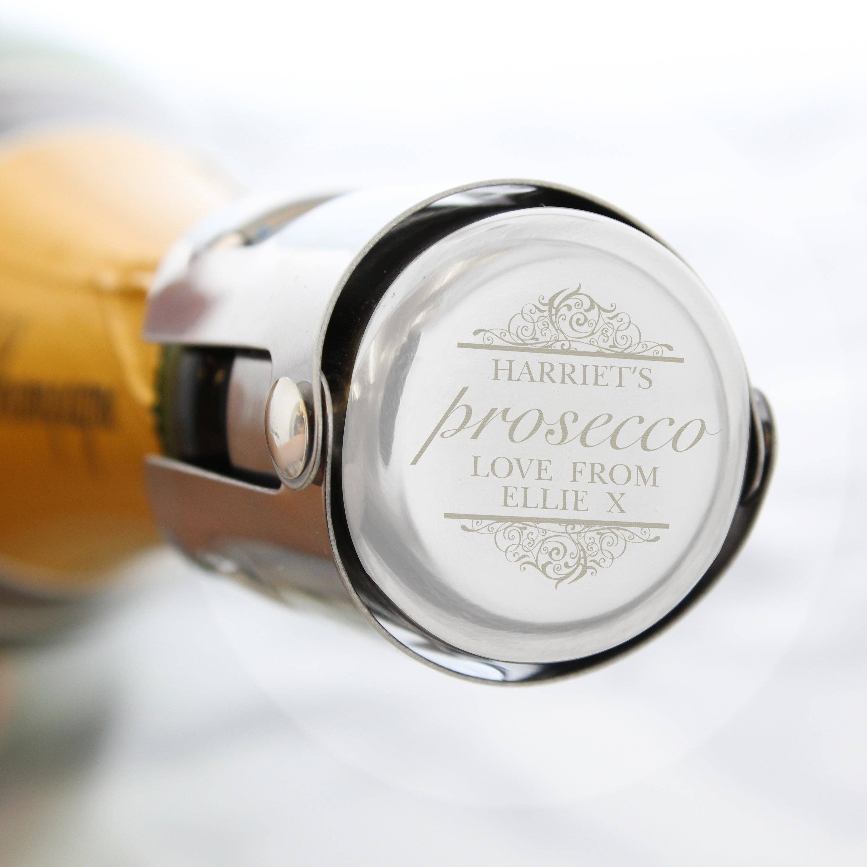 Simply Canvas Art – wholesale Wine stopper – Personalised Prosecco Bottle Stopper