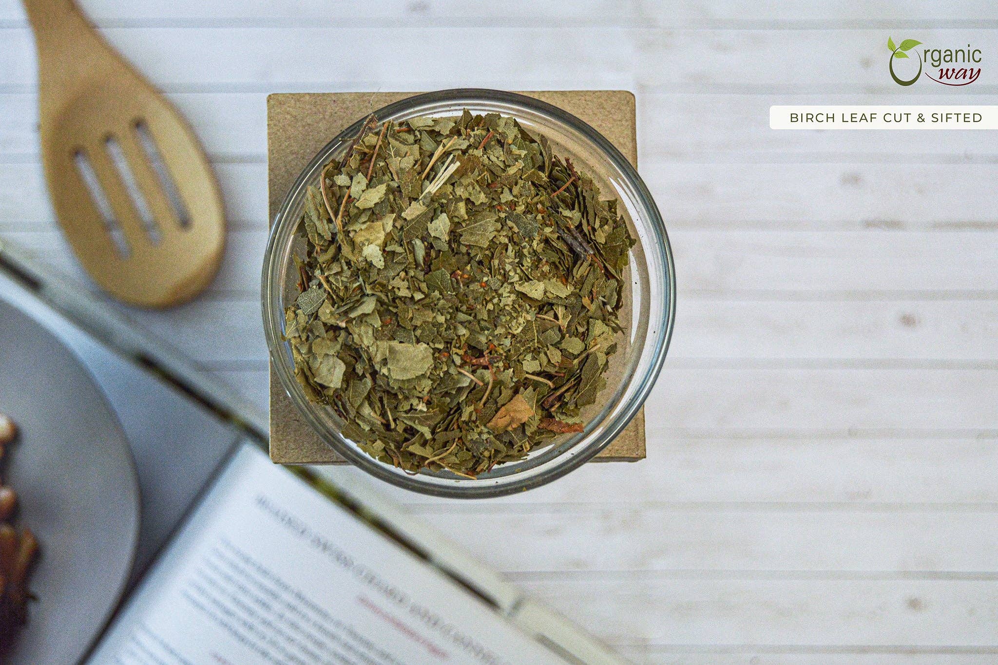 Organic Way LLC - Vente Thé en vrac - Feuille de bouleau (Betula pendula) coupée et tamisée - Récolte sauvage européenne | Tisane | Certifié casher et USDA | Végétalien, non-OGM et sans gluten | 100 % brut d'Albanie5